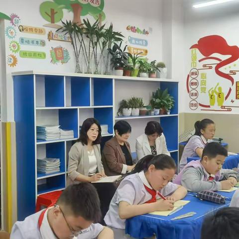 听课共交流，评课促成长——开封市集英小学四年级数学组复习课听评课活动