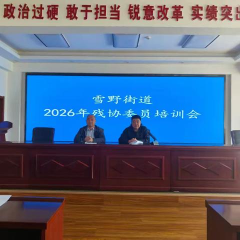 政策宣讲入基层 助残服务暖民心——雪野街道残联多措并举落实惠残政策