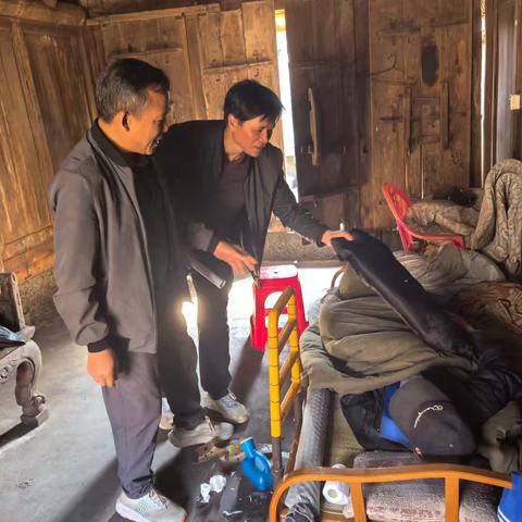 永兴镇开展防寒送暖入户慰问活动