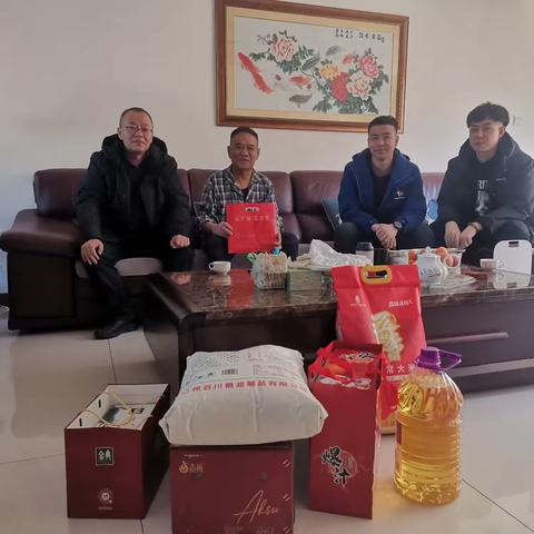 一分公司组织开展新春入户慰问活动