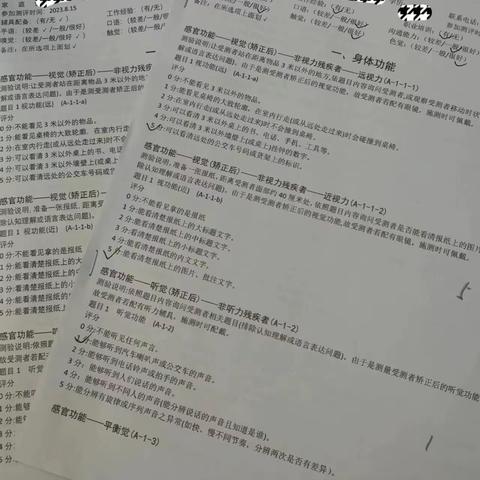 【行政综合服务动态】马路东街道残联开展残疾人职业能力物理测评工作