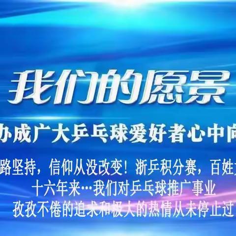 6月15-16日（玉环站）火热报名中--“玉环汽配实业杯”2024年长三角乒乓球积分赛