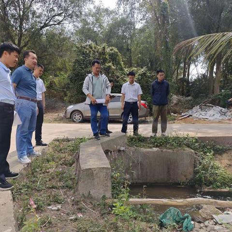 省农业农村厅农田建设管理处到陵水督导检查2024年国债高标准农田项目