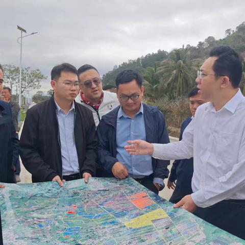 张贤良副县长调研陵水县农业高新技术示范基地暨全域土地整治项目并召开项目进展调度会