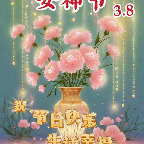 主卜营幼儿园的老师和小可爱们 祝福大家女神节快乐