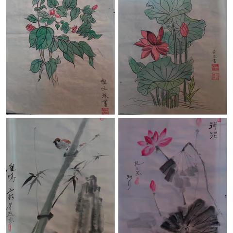 妙笔生花传雅韵 丹青溢彩谱华章 ——抚远市前锋学校中学部画展