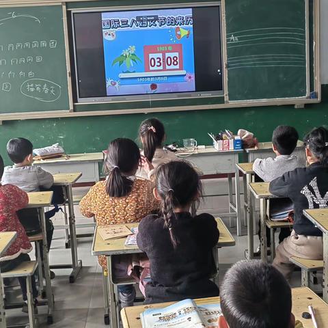 “温馨三月天，浓情三八节”-- 曹庄学区北赵寨小学三八妇女节活动