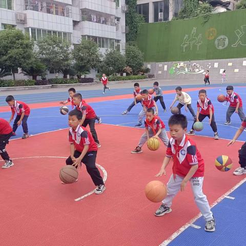 🏀志趣相投，投入梦想🏀---恩阳区柳林小学篮球社团活动