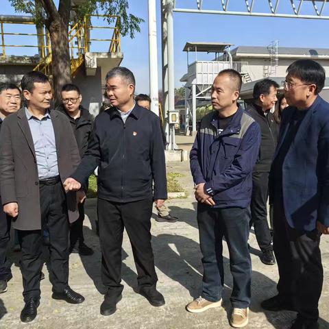 省发展改革委、省节能中心调研组一行赴净水处理公司高陵区第一再生水厂调研指导