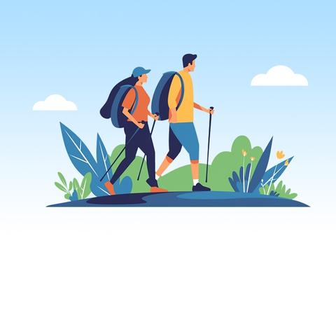 初中语文组徒步踏青赏周边美景