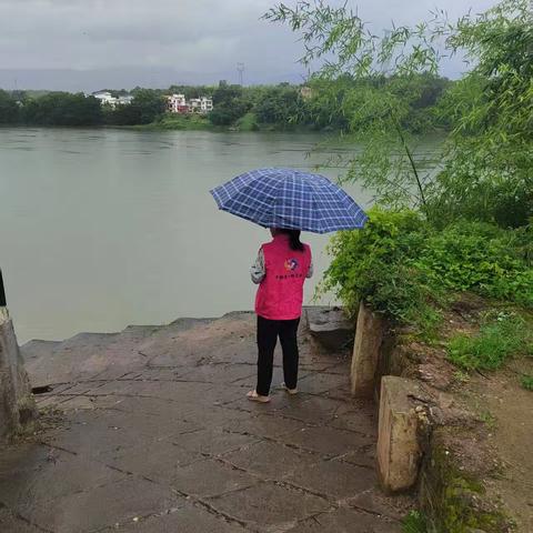 上溪村文明实践站开展防溺水巡查活动