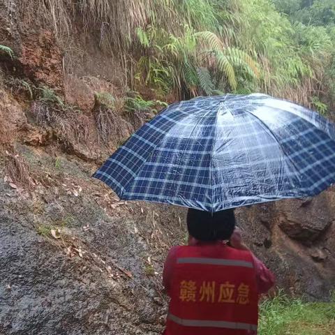 上溪村文明实践站开展地质灾害巡查活动