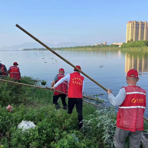 文武砂街道：中秋时刻，河道环境不容松懈