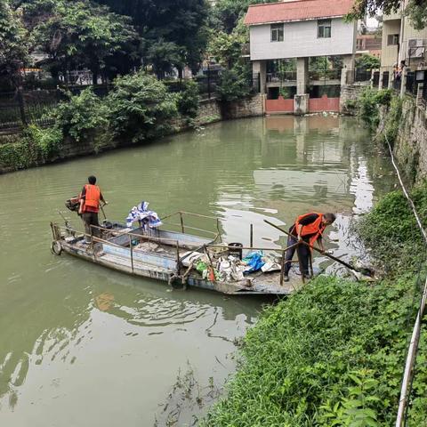 中秋佳节：航城街道河道专管员默默守护碧水清波