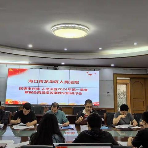 龙华区法院召开2024年第一季度民事繁案数据会商暨发改案件分析研讨会