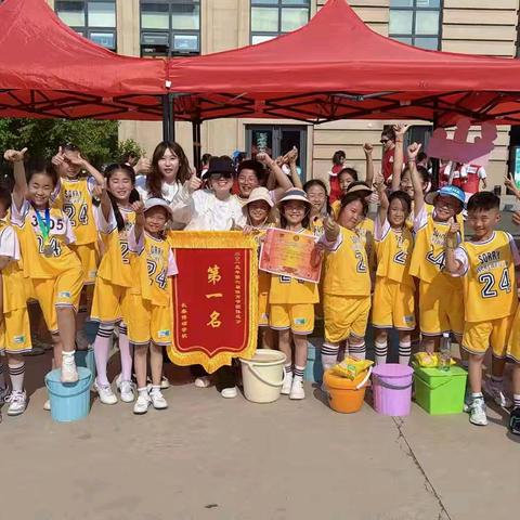 长春博硕学校校园体育节： 星海五班团体总分第一名啦！