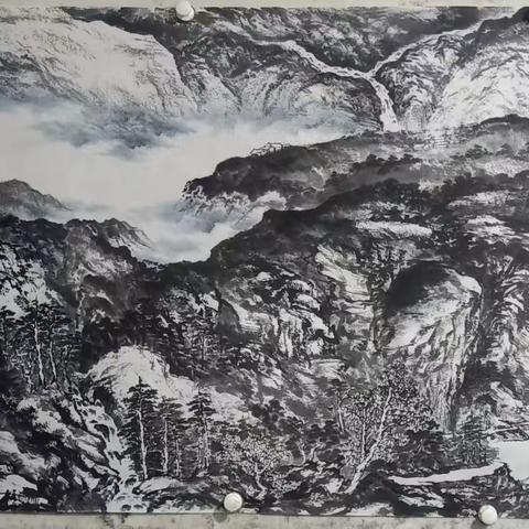 胡亚军国画 山水画