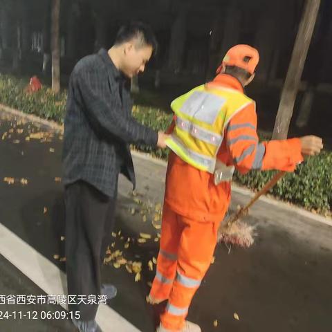 秋季落叶专项大整治，提升道路服务质量