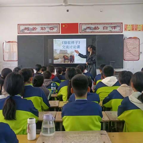 南阳市第三十三小学六六班开展《骆驼祥子》交流讨论课