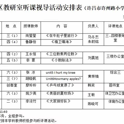 【视导】筑基提能强本领，学以致用促提升——许昌市许州路小学迎接东城区教研室视导工作纪实