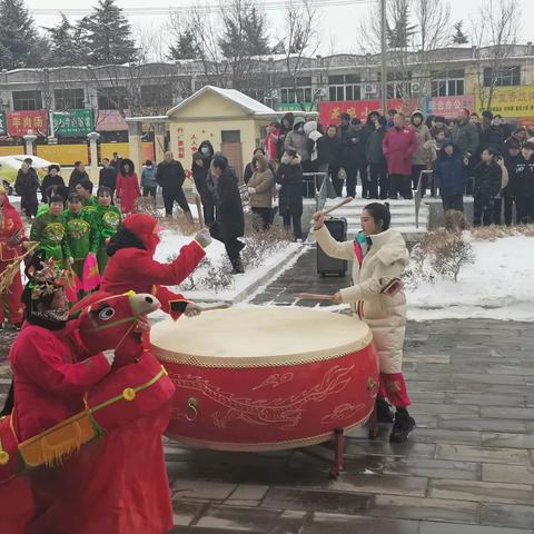 张村镇：锣鼓敲 庆元宵