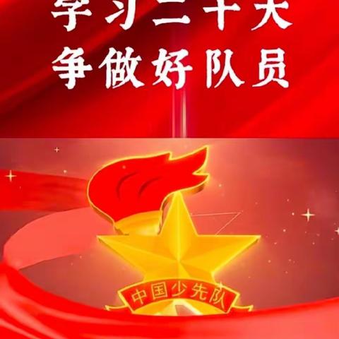 学习二十大  争做好队员——黄庄小学一年级新生入队仪式