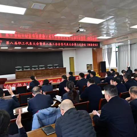 驻马店分行第八届职工暨会员代表大会第二次会议成功召开
