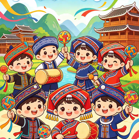 铸牢中华民族共同体意识 心手相连同心共筑中国梦——陆川县乌石镇初级中学欢度多彩三月三