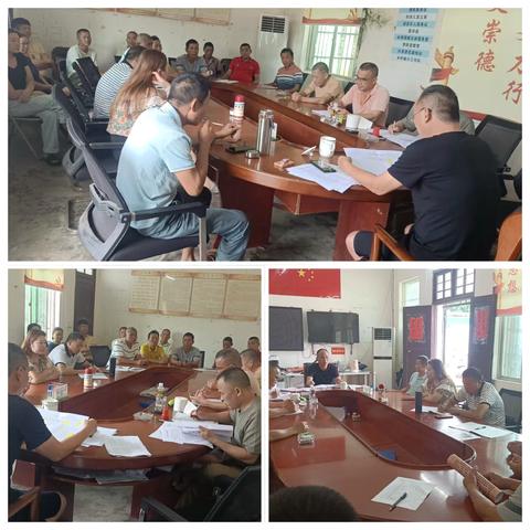 文潭村召开农村集体土地 流转“两超一不”合同整治暨  “村、组财务镇管”工作部署会 ‍ ‍