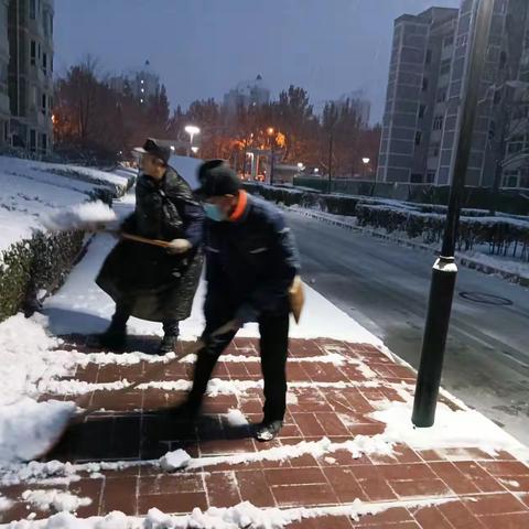 情暖冬日 扫雪除冰