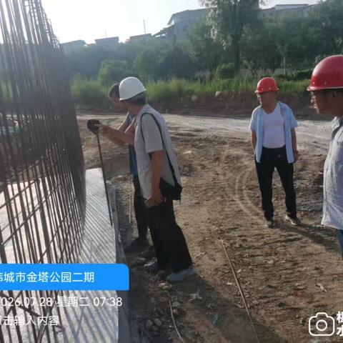 精扎细配 筋筑根基 金塔公园二期项目挡土墙钢筋标准化施工