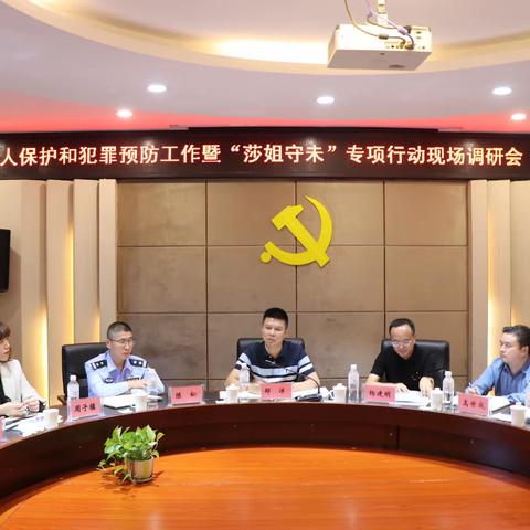莎姐进校园    护航成长路——垫江一职中召开未成年人保护和犯罪预防工作联席会议暨“莎姐守未”专项行动调研会