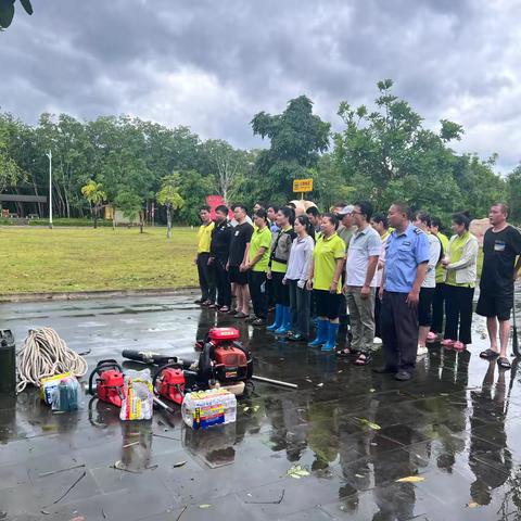 “摩羯”过境，海垦旅游集团氡泉旅游公司党支部凝心聚力做好灾后恢复生产工作