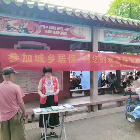 府城街道开展城乡居民养老保险宣传——为您的养老保驾护航