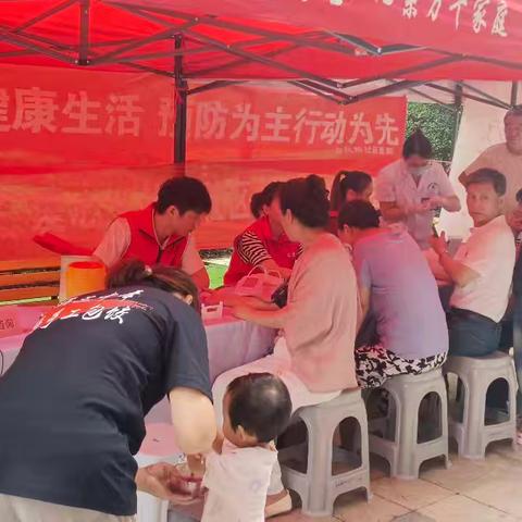 奥体社区与金凤桥社区医院共同开展“友善”爱心义诊进社区活动