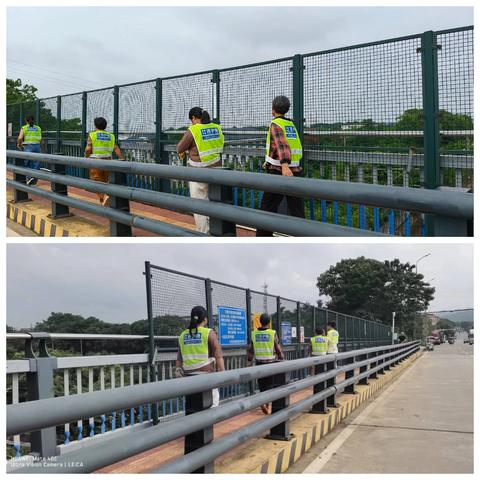 邓埠街道青垦社区铁路护路巡查：平凡守护，点亮平安之光