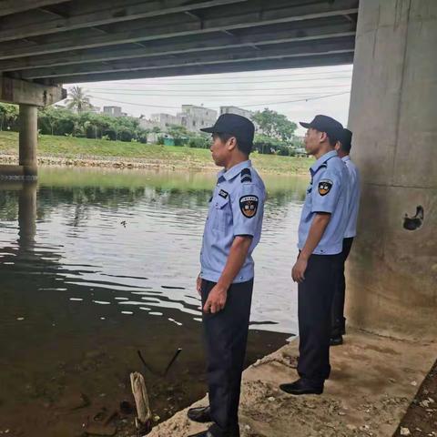 营头村联防队，在本村辖区，河提巡逻，一切正常