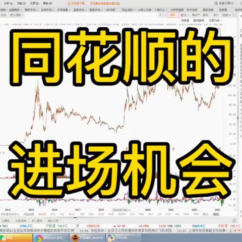 同花顺的进场机会