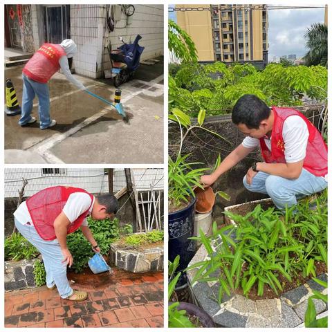 【琼山基层治理】龙昆南社区开展“预防登革热”爱国卫生志愿活动