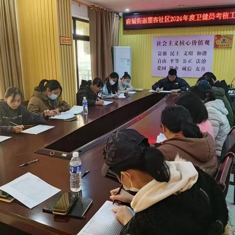 【琼山基层治理】2024年府城街道墨客社区卫健员年终考核