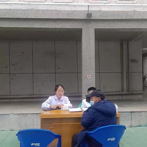 紫金街道分水岭社区“健康知识进万家义诊”活动