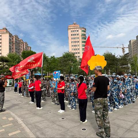 涞源县金色童年幼儿园“庆六一.梦幻海陆空”大型亲子国防教育活动