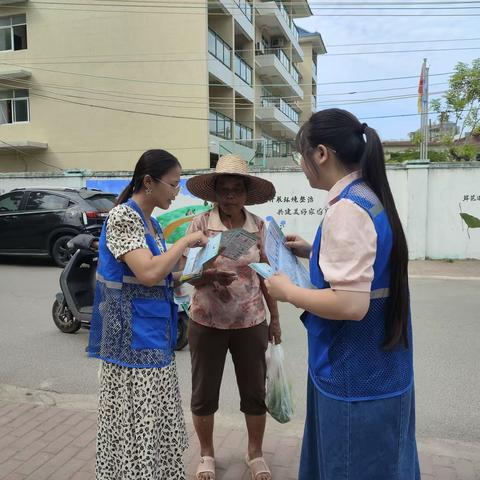 共青团新村镇委员会联合开展2024年国际减灾日志愿服务宣传活动