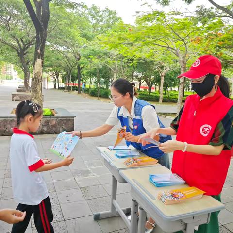 护苗专项行动|团新村镇委组织开展未成年人保护法志愿服务活动