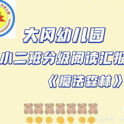 大冈幼儿园2022年第二学期小二班分级阅读教学汇报活动