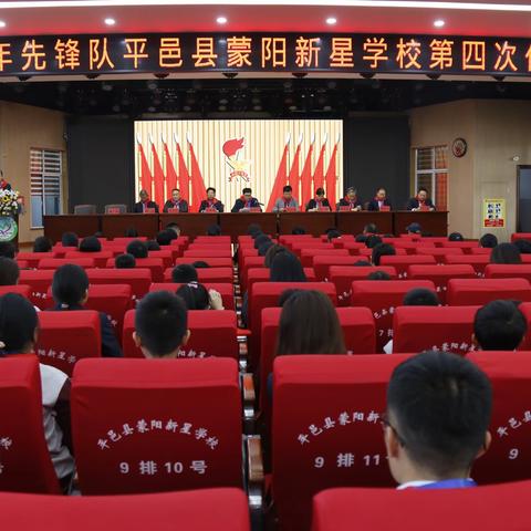 中国少年先锋队 平邑县蒙阳新星学校 第四次代表大会隆重举行