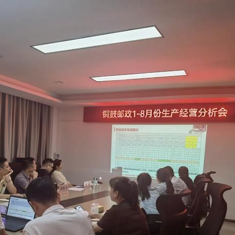 铜鼓县分公司召开1-8月生产经营分析会