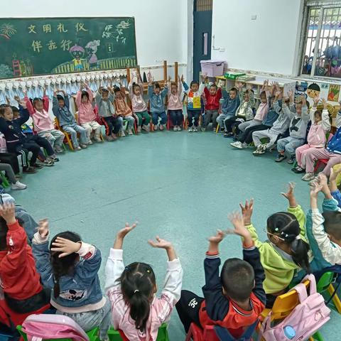 播种行为     收获习惯 埠河小学附属幼儿园行为习惯养成