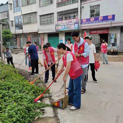 党建引领，共筑环境卫生防线