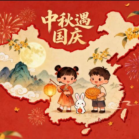 梅陇镇中心幼儿园2025年国庆中秋双节放假通知及温馨提示
